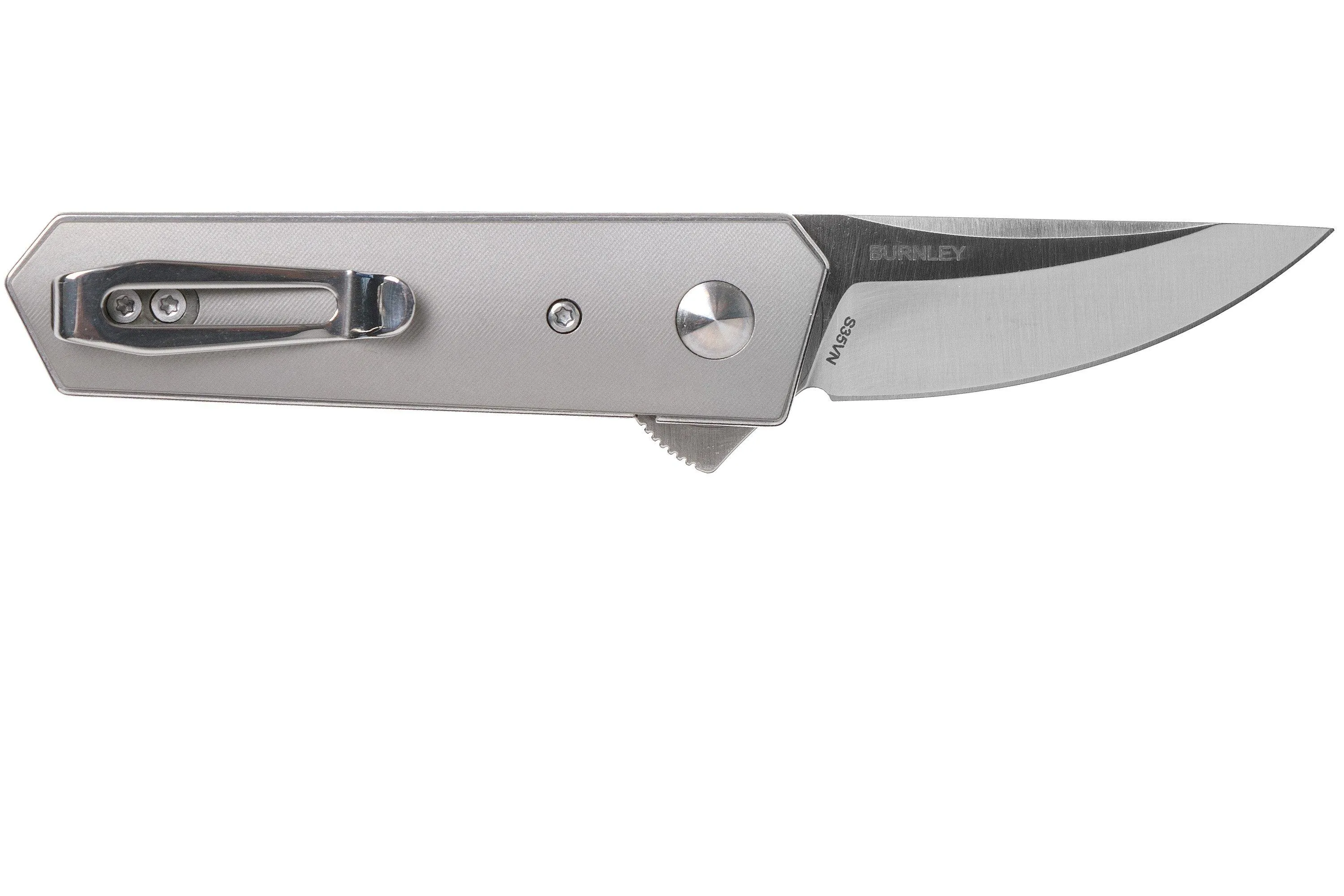 Böker Plus Kwaiken Stubby Titanium 01BO226 navaja, diseño Lucas Burnley