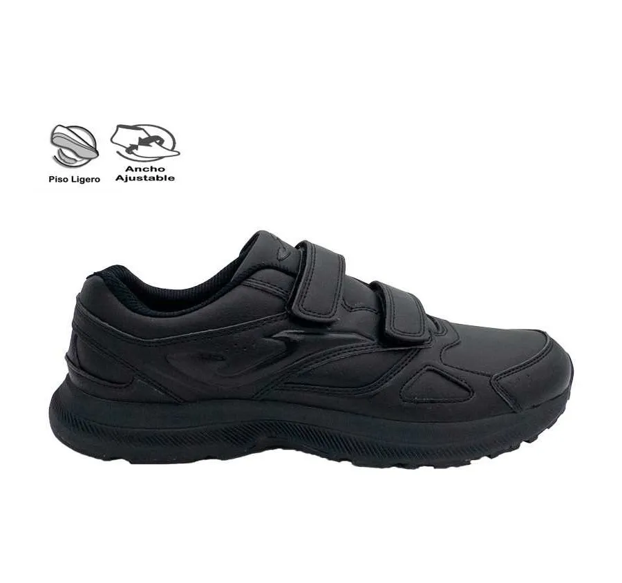 DEPORTIVO JOMA R.REPVW-2001 ZAPATILLA DEPORTIVA DE HOMBRE CÓMODA CLÁSICA R.REPRISE MEN 2001 VELCROS NEGRO 27917